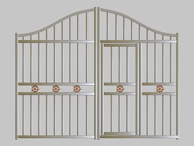 Self-built gate 3d model