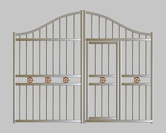 Self-built gate 3d model