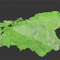 Garden Landscape Design With Lush Green Vegetation Undulating Rocky Terrain And Natural Form