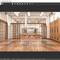 Spacious Bright Yoga Studio With Wooden Flooring Yoga Mats Hammocks And Lockers