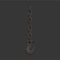 Industrial Equipment Durable Metal Chain with Hook for Heavy Lifting Operations