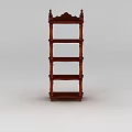 Technology Exhibition Hall Wooden Multi Tier Decorative Display Shelf for Tech Exhibits