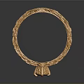 Stylish Gold Ring With Ornate Carved Band And Central Gemstone Accent