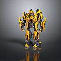 Bumblebee Transformers Robot Toy Sci-Fi Robot Figure 3d model