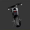 Sleek Modern Silver Motorcycle With Black Seat And Unique Frame Design