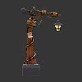 Industrial LOFT street light cartoon street light 3d model