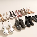 Stylish Assorted Shoes Collection Featuring High Heels Sneakers Boots And Colorful Designs For Fashion