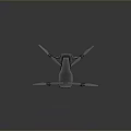 Sleek Modern Drone With Four Propellers And Camera For Aerial Photography