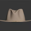 Elegant Stylish Beige Wide Brim Hat Featuring Front Tied Ribbon Detail