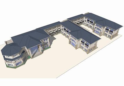 European Hotel Jane 3d model