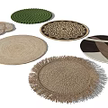 Modern Round Carpet 3d model
