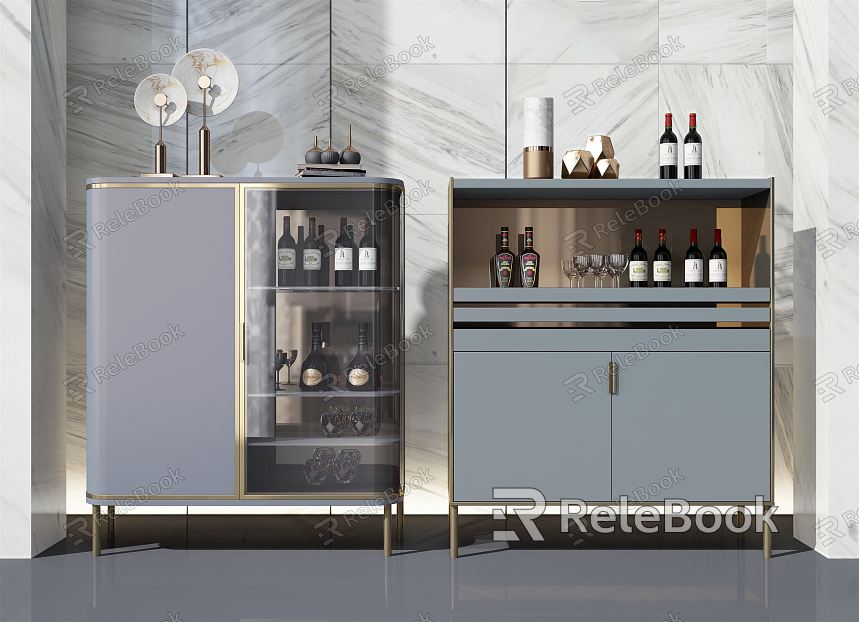 Modern Wine Cabinet model