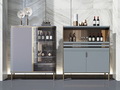 Modern Wine Cabinet model