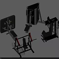 Various Sports Equipment for Home Gym with Strength Training Machines and Benches