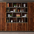 American Wine Cabinet 3d model