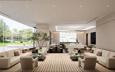 Sales Department 3d model