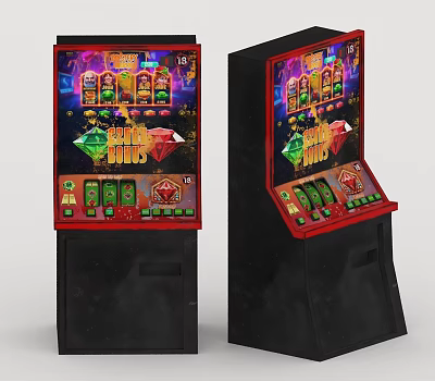 Arcade Game Machine 3d model