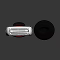 Modern Electric Shaver With Gray And Red Body And Matching Charging Base For Daily Use