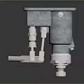 Durable Automotive Metal Mechanical Component With Silver Precision Lever Mechanism Structural Design