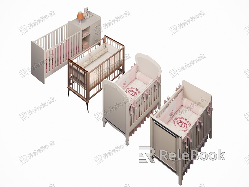 Modern Crib Children's Bed model