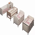 Modern Wooden Baby Cribs With Soft Bedding And Multiple Design Options