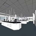 Modern Laboratory 3d model
