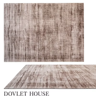 Square Carpet With Neutral Tone Textured Surface And Modern Minimalist Design 3d model