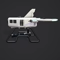 Smart Quadcopter Drone with Four Rotors LED Light Rings Stable Landing Gear and Camera