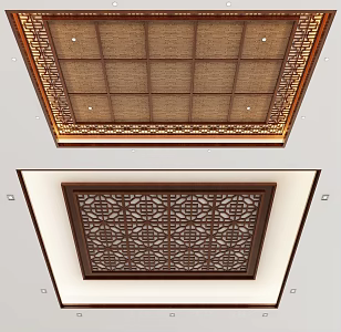 New Chinese Ceiling 3d model