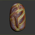 Freshly Baked Artisan Bread With Golden Brown Crust And Soft Interior