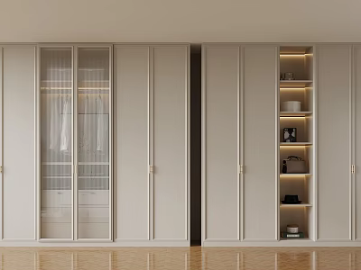 01 Wardrobe French Cream Style Wardrobe