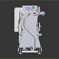 SAAB Compressed Air System With Compressor Unit Piping And Control Panel