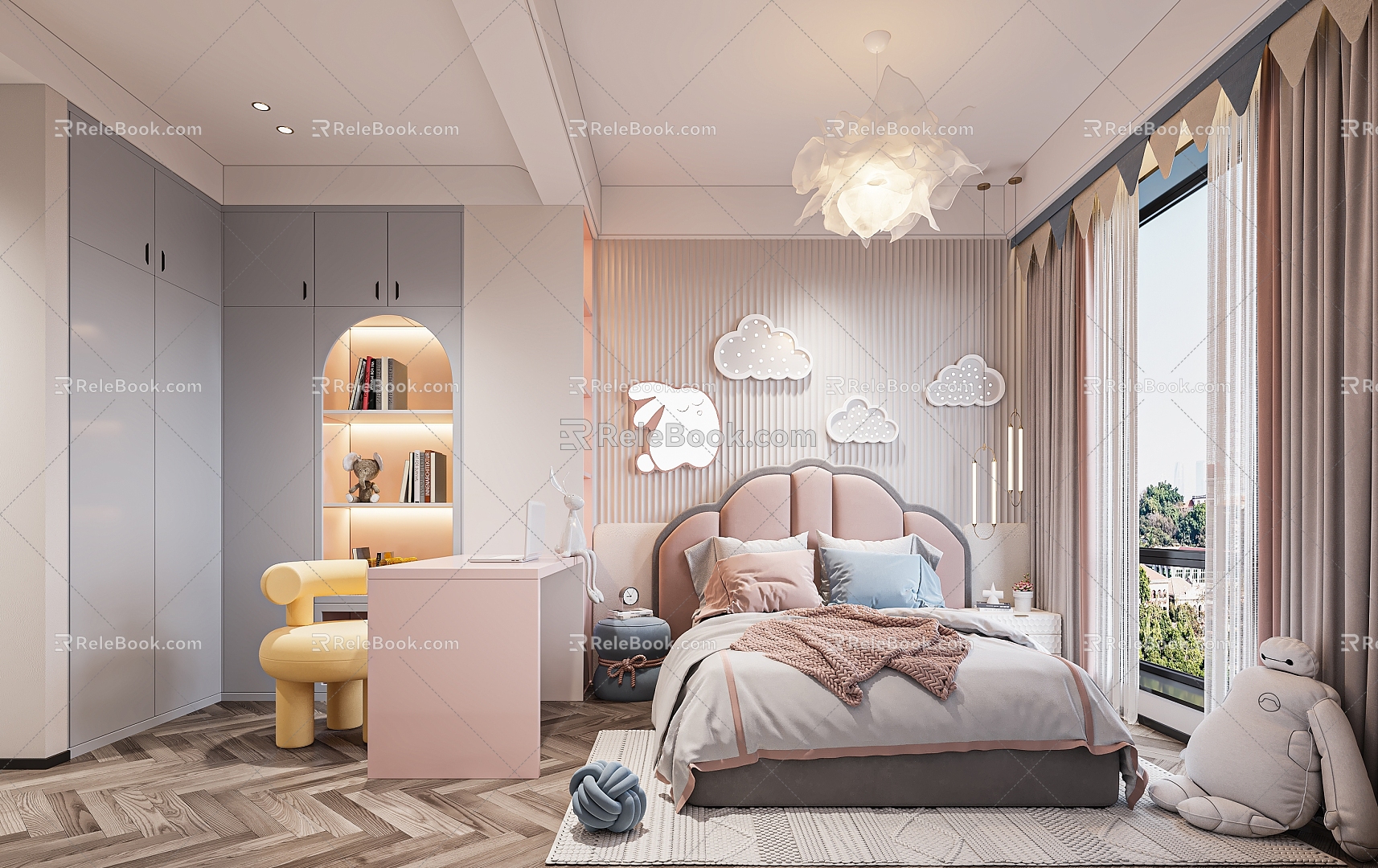 Children's room 3d model