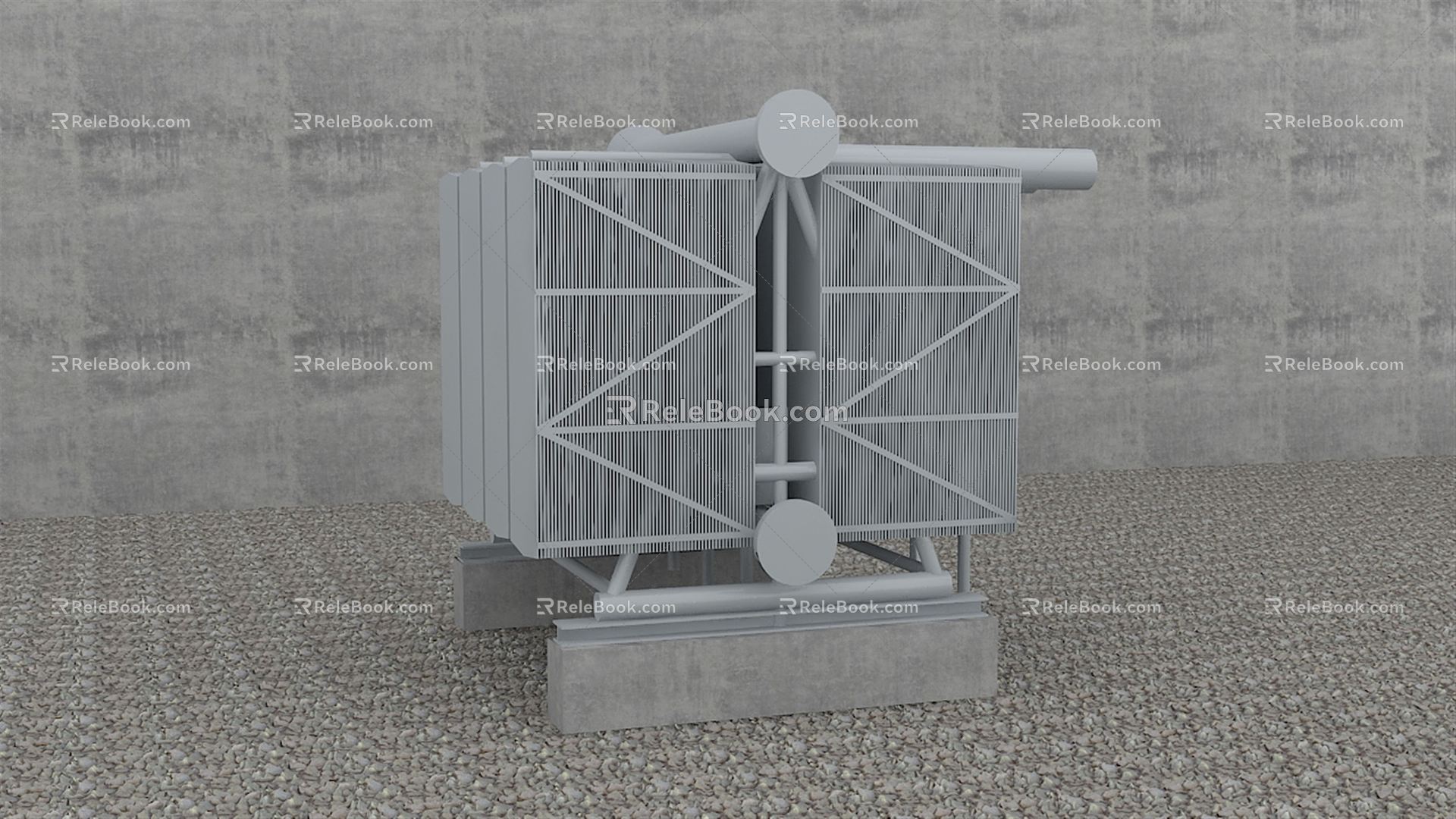 Modern Radiator 3d model