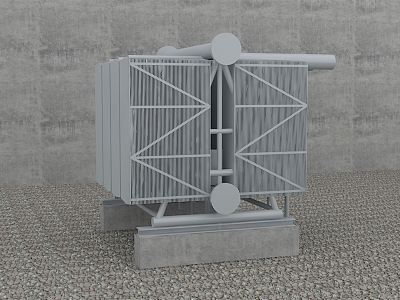 Modern Radiator 3d model