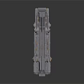 Detailed Robotic Character Mechanical Legs With Grey Metal Components And Structure