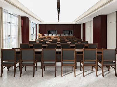 Modern Conference Room 3d model