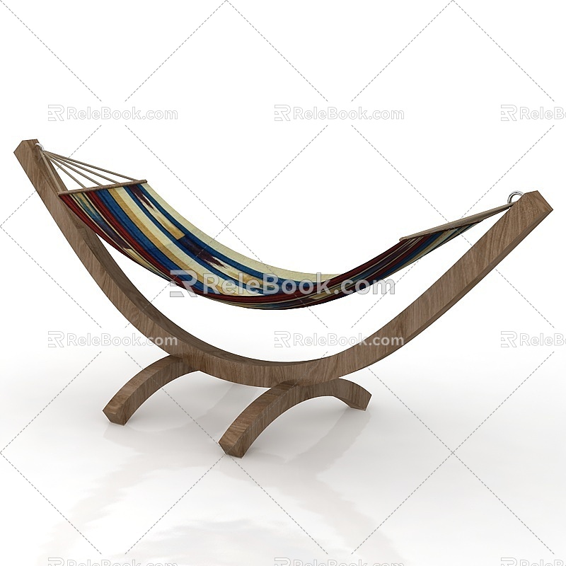 Hanging Chair Fabric Hanging Chair Recliner Hammock 3d model