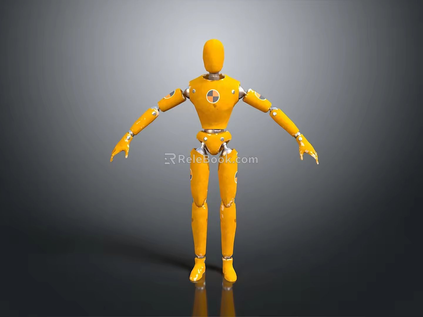 Robot Assistant Small Robot Butler Robot Butler Figure Game Figure 3d model