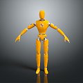 Robot Robot Assistant Small Robot Robot Butler Robot Butler Figure Game Figure 3d model