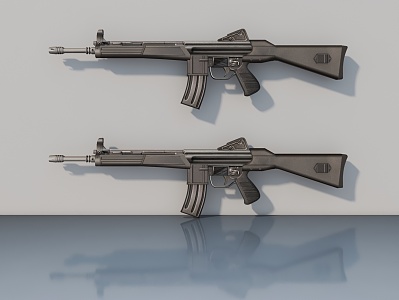 Firearms Weapons 3d model