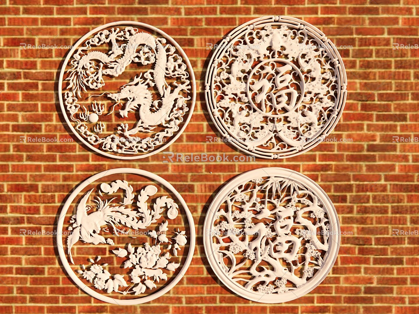 pendant ornaments decorative carving model