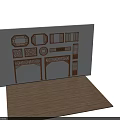 Traditional Wooden Carved Windows With Various Shapes Decorative Patterns And Classic Chinese Design