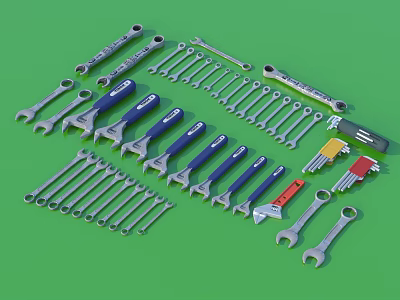 Wrench Tool Maintenance Tool 3d model