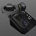 Modern gear shifter automatic transmission shifter lever low face number low model simple model game film and television level super realistic 3d model