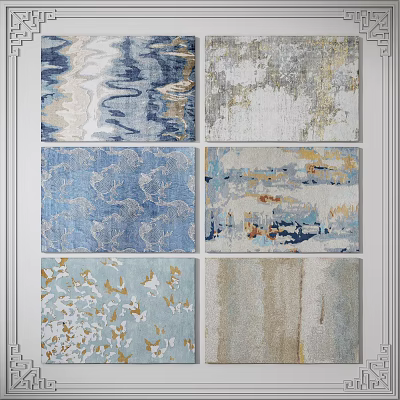 modern square carpet carpet 3d model modern square carpet carpet 3d model