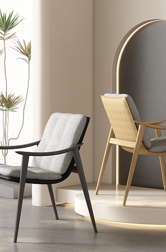 Leisurely chair combination 3d model