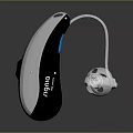 Signia Wireless Computer Headphones With Black Body And White Earbuds