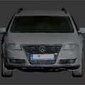 Silver Station Wagon With Roof Rack Modern Design Sleek Body And Alloy Wheels