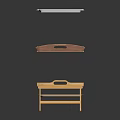 Household Living Trays In Wooden Plastic Materials With Compartment And Leg Designs For Daily Use
